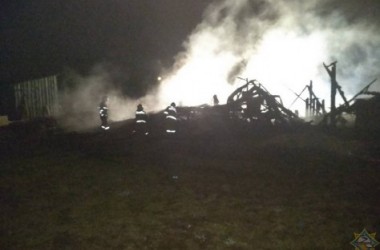 Фото: The sawmill was burning in Melnovo