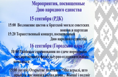 Фото: Праздничные мероприятия, посвященные Дню народного единства 