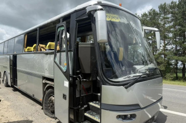 Фото: СК Беларуси возбудил уголовное дело по факту удара БПЛА по автобусу с детьми из Гомельской области 