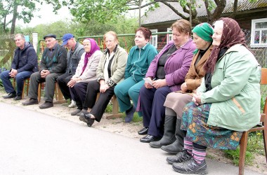 Фото: Собрались на скамейке Воробейки...