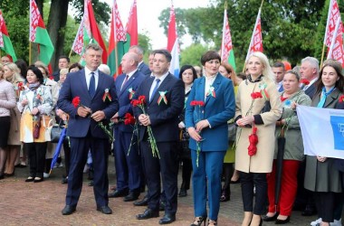 Фото: В преддверии Дня памяти жертв Великой Отечественной войны и геноцида белорусского народа на Гродненщине состоялся патриотический автопробег женского актива области