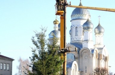 Фото: Незвычайная  навагодняя прыгажуня