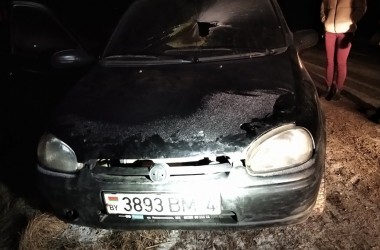 Фото: Горел автомобиль «Opel Corsa» 