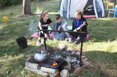 Фото: Прошел ежегодный туристический слет школьников Свислочского района