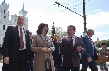 Фото: Председатель Совета Республики Национального собрания Беларуси Наталья Кочанова посетила с рабочим визитом Гродно