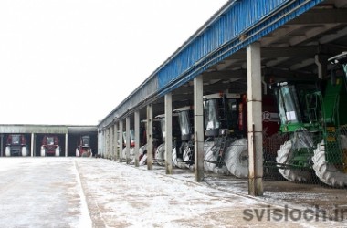 Фото: Лучший  машинный двор  в ОАО «Хоневичи»