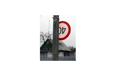 Фото: Кому мешают дорожные знаки?
