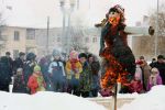 Фото: Масленіца ў суправаджэнні мяцеліцы