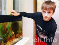 Фото: Аквариумист  и «золотые» рыбки