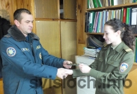 Фото: Присвоено  звание офицера