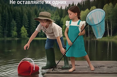 Фото: Не оставляйте детей одних. МЧС предупреждает