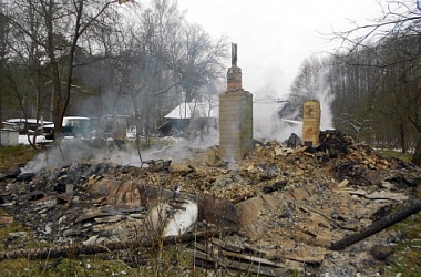 Фото: На пожарах  гибнут пенсионеры