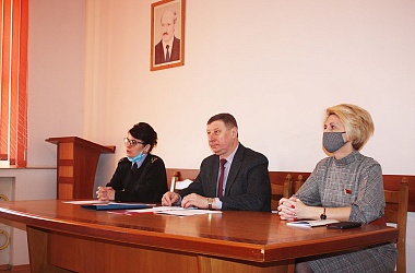 Фото: Встреча с коллективом Свислочского РУП ЖКХ