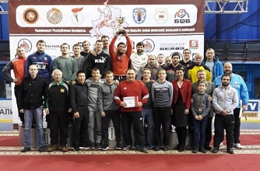 Фото: Спортсмены Гродненщины выиграли национальный чемпионат Беларуси по вольной борьбе
