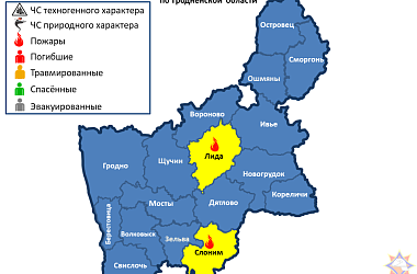 Фото: За сутки в Гродненской области произошло 2 пожара