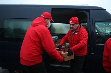 Фото: Breakfast time at the border logistics hub