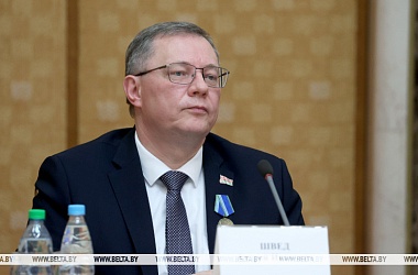 Фото: Швед презентовал издание о карательных операциях из цикла "Геноцид белорусского народа"