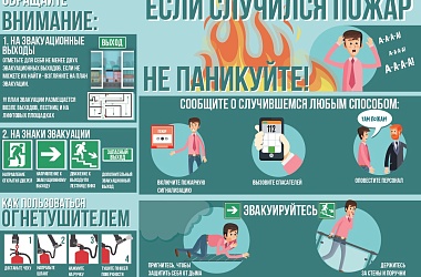Фото: Правила эвакуации при пожаре