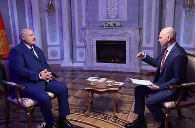 Фото: Александр Лукашенко дал интервью межгосударственной телерадиокомпании "Мир"