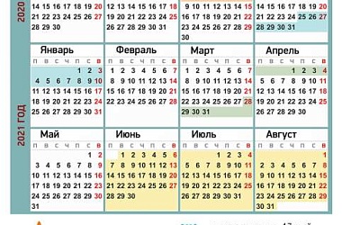 Фото: Школьные каникулы в 2020/2021 учебном году (инфографика)