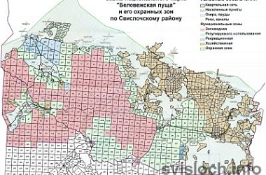 Фото: Схема Национального парка "Беловежская пуща"