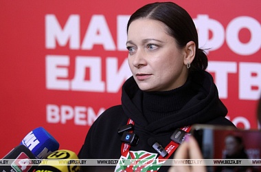 Фото: Анна Лукашенко: после Барановичей "Марафон единства" приедет в Брест и Мозырь
