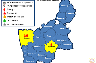 Фото: В Гродненской области произошло 2 пожара