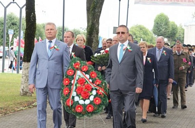 Фото: Свіслач святкуе Дзень Незалежнасці Рэспублікі Беларусь + (відэа)