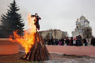 Фото: В Свислочи зиму провожали