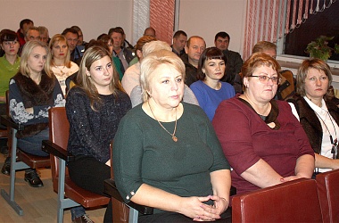 Фото: С трудовым коллективом Свислочского РУП ЖКХ встретился заместитель председателя райисполкома Юрий Куликов