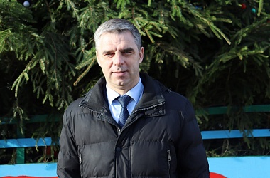 Фото: Новогоднее поздравление председателя Свислочского райисполкома Александра Версоцкого