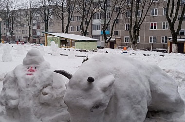 Фото: Снегалэнд або калейдаскоп снежных спраў і забаў