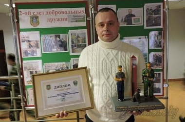 Фото: Лучших дружинников наградили в Гродненской пограничной группе
