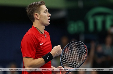 Фото: Egor Gerasimov progresses to Murray River Open last 16