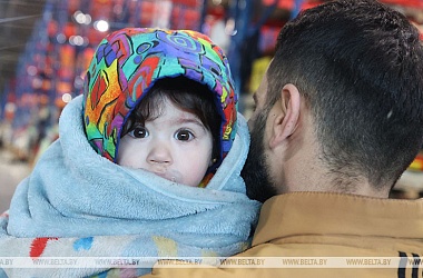Фото: Karayev: Situation in refugee shelter calm, under control