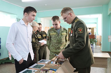Фото: На базе средней школы №2 имени Н.П. Массонова г. Свислочь состоялась профориентационная встреча с учащимися старших классов учреждений образования района