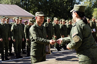 Фото: В Гродно торжественно проводили участников мобилизационного учения