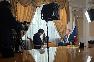 Фото: Конфликт в Украине и отношения с новым президентом США. О чем сказал Сергей Лавров в интервью Такеру Карлсону