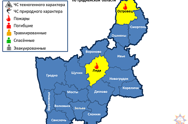 Фото:     На территории Гродненской области произошло 2 пожара