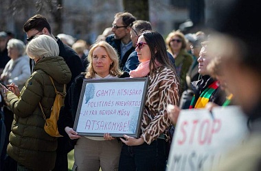 Фото: «Литва – не полигон!» В Вильнюсе жители вышли на протест против нового полигона
