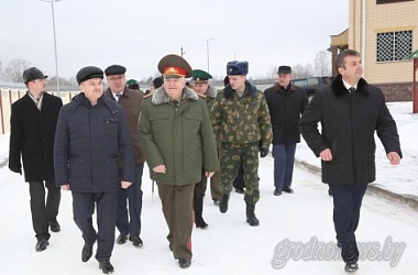 Фото: Комплекс пограничной заставы «Молодечненская» открылся в Островецком районе