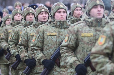 Фото: В Гродно пограничники нового пополнения приняли Военную присягу