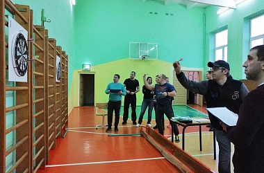 Фото: На базе гимназии № 1 им. К. Калиновского прошел первый районный турнир по дартсу