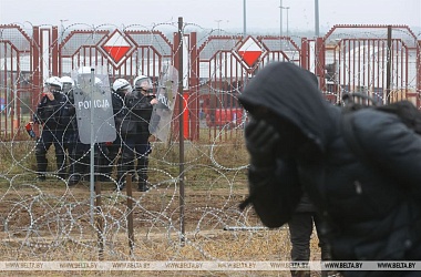 Фото: Situation at Belarusian-Polish border somewhat stabilized