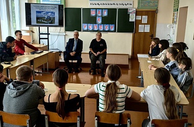 Фото: Запоминающаяся встреча прошла в Новодворской средней школе