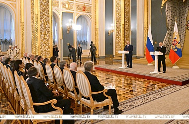 Фото: Саммит СНГ, переговоры с Путиным и высшая награда России. Главное из визита Лукашенко в Москву