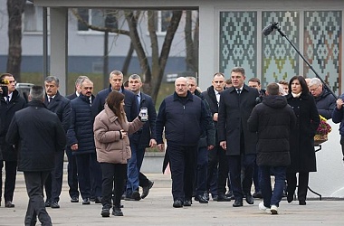 Фото: Лукашенко ознакомится с обновленным столичным стадионом "Трактор"