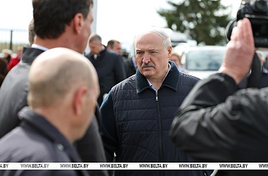 Фото: Началась большая командировка Александра Лукашенко в Гомельскую область