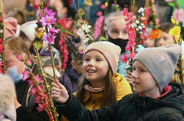 Фото: Католики празднуют Вход Господень в Иерусалим