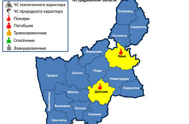 Фото:    За прошедшие сутки на территории Гродненской области произошло 2 пожара